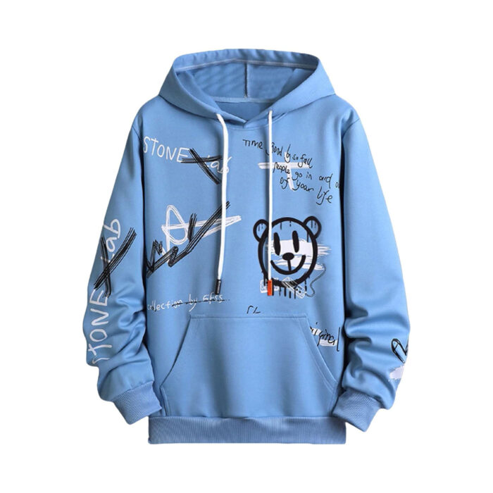 Blue Pullover Hoodie