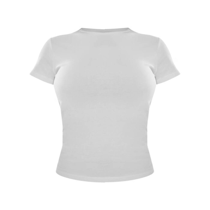 Crew Neck Crop T-shirt Women