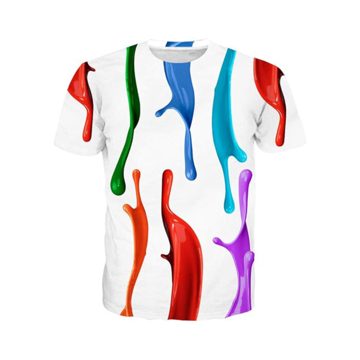 Crew Neck Tshirt With Sublimation