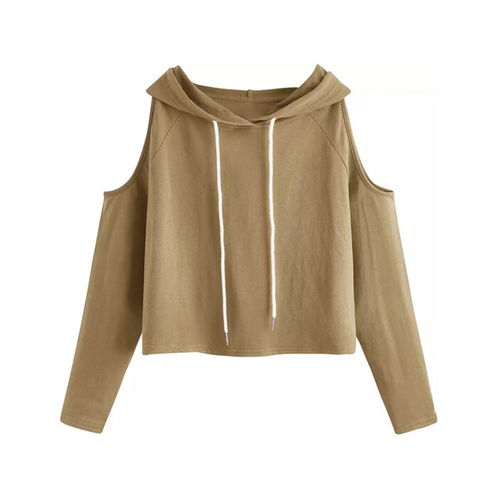 Crop Women Pullover Hoodie